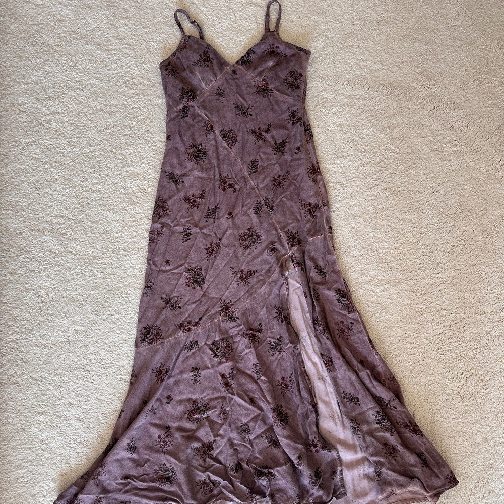 Lucky brand floral midi dress